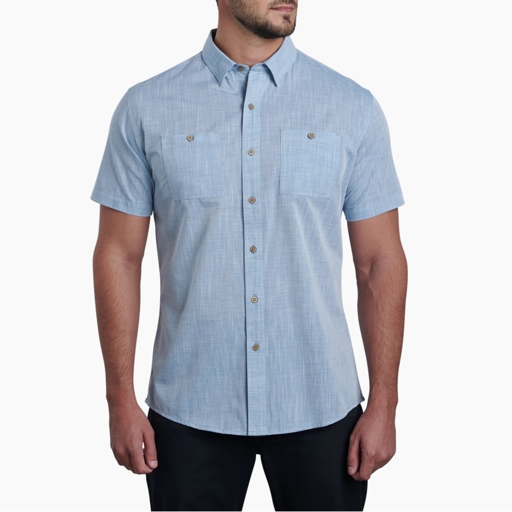 Kuhl Men's Casual Light blue Button Down Shirt